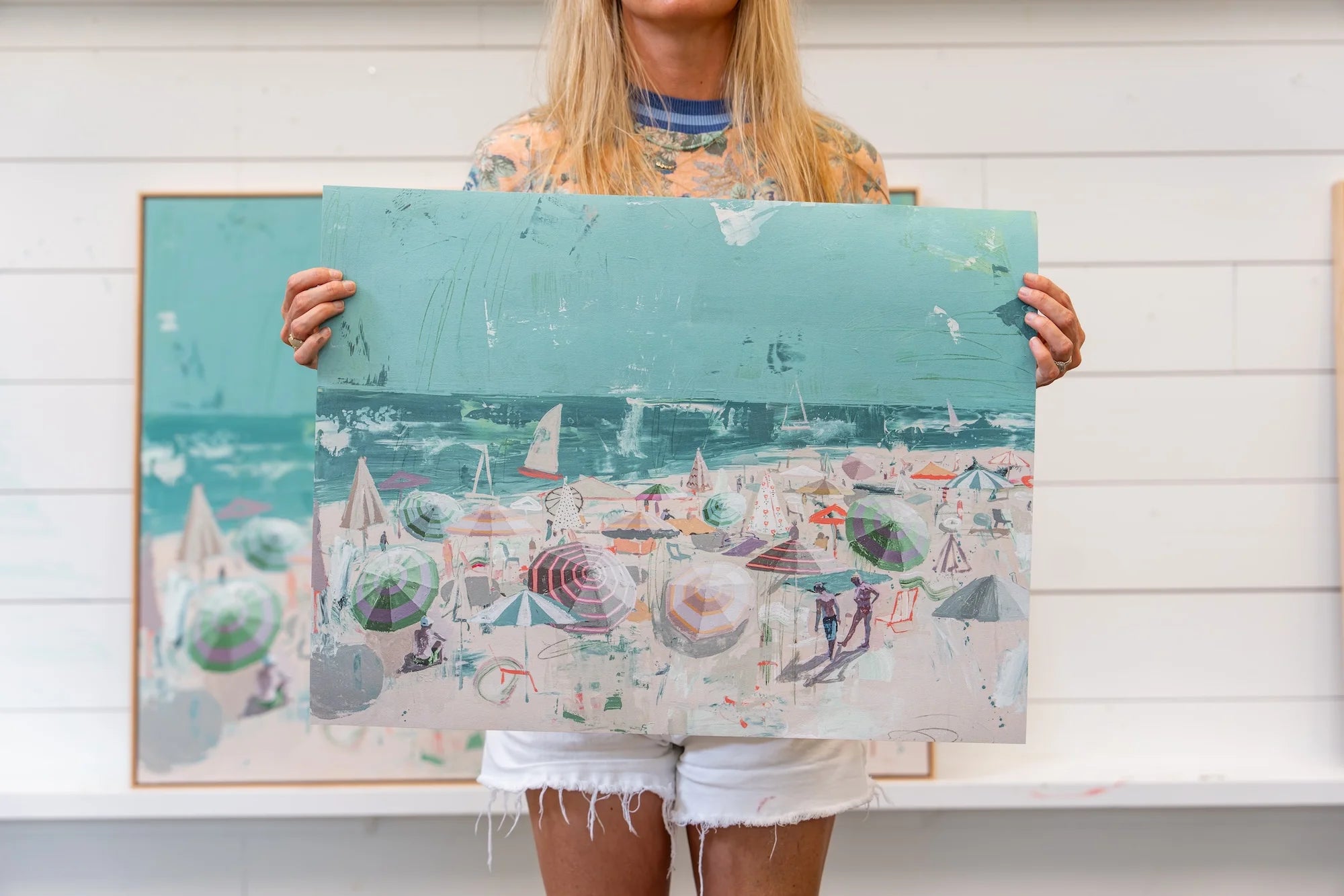 Speckled Sea Print / 24"x 18"