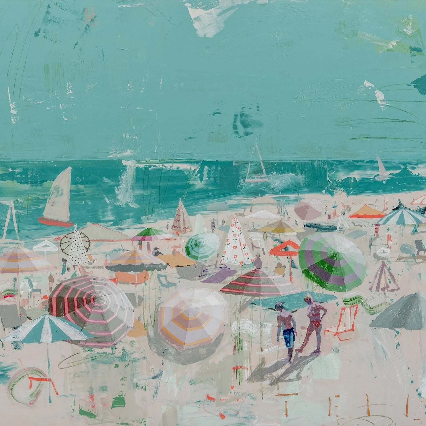 Speckled Sea Print / 24"x 18"