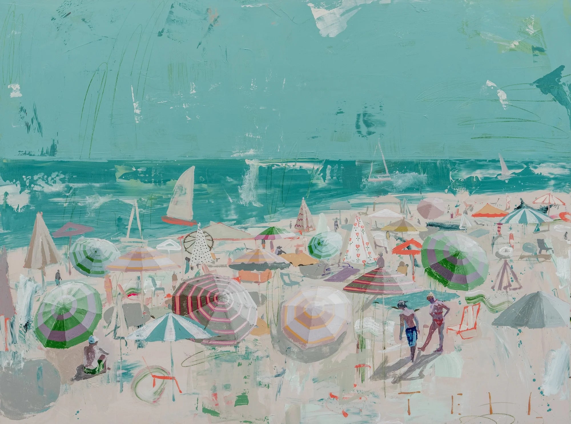 Speckled Sea Print / 24"x 18"
