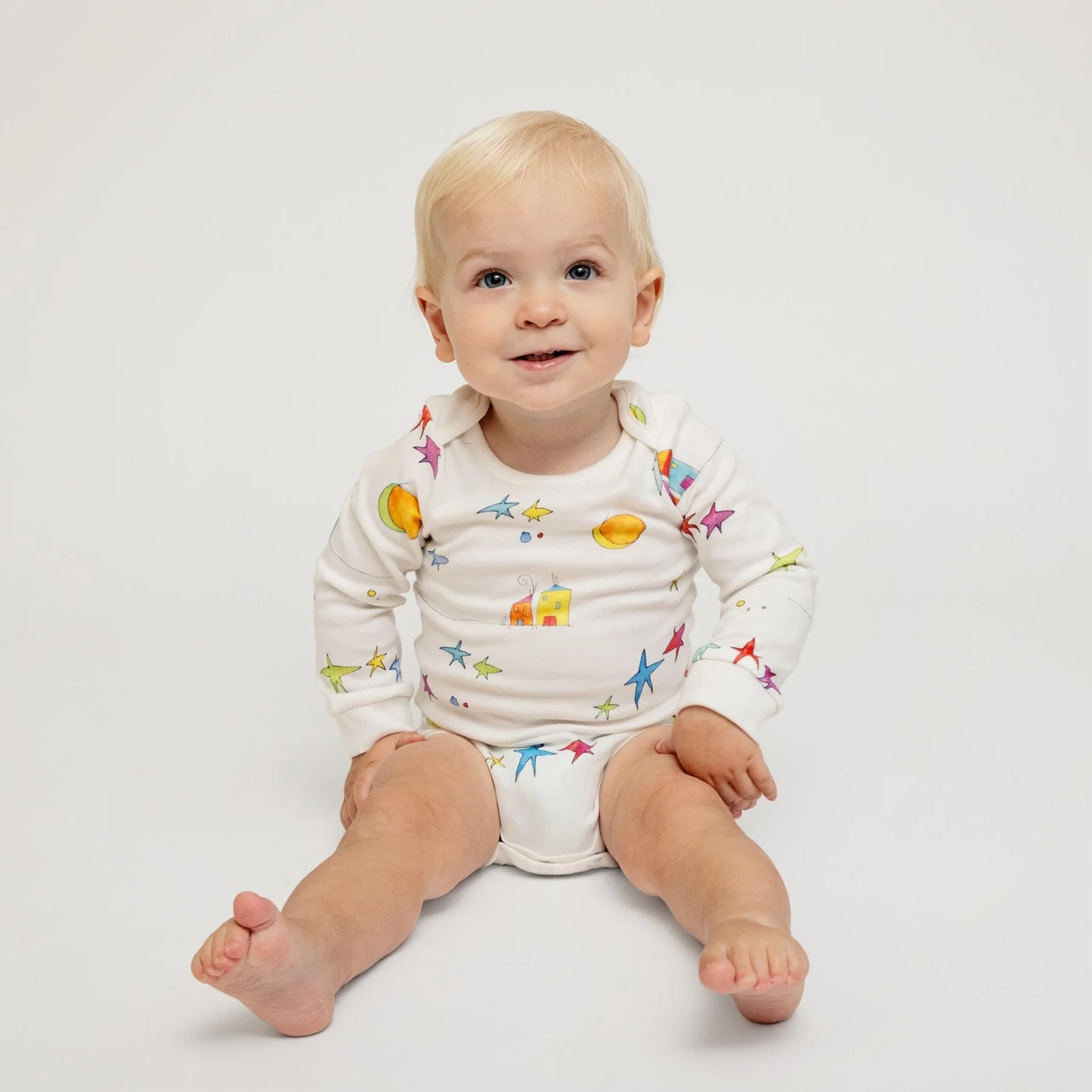 Flying Edna All Over Print Organic Bodysuit
