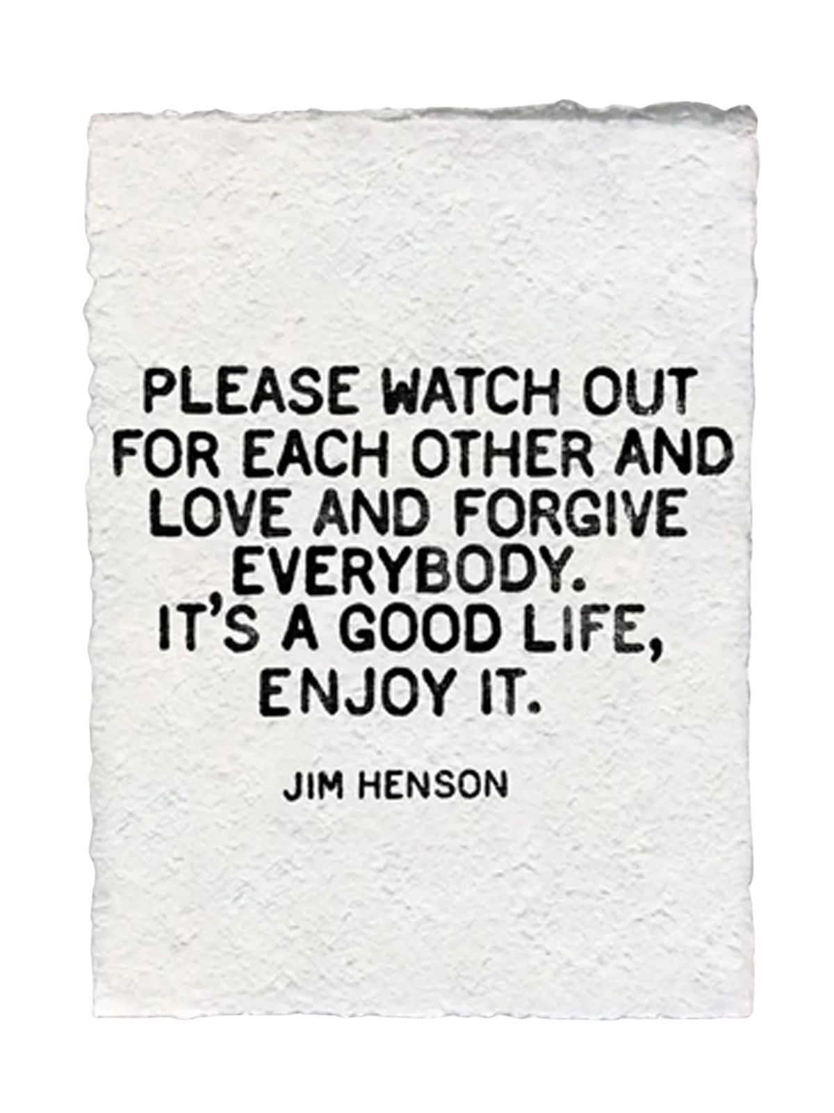 Jim Henson Paper Print