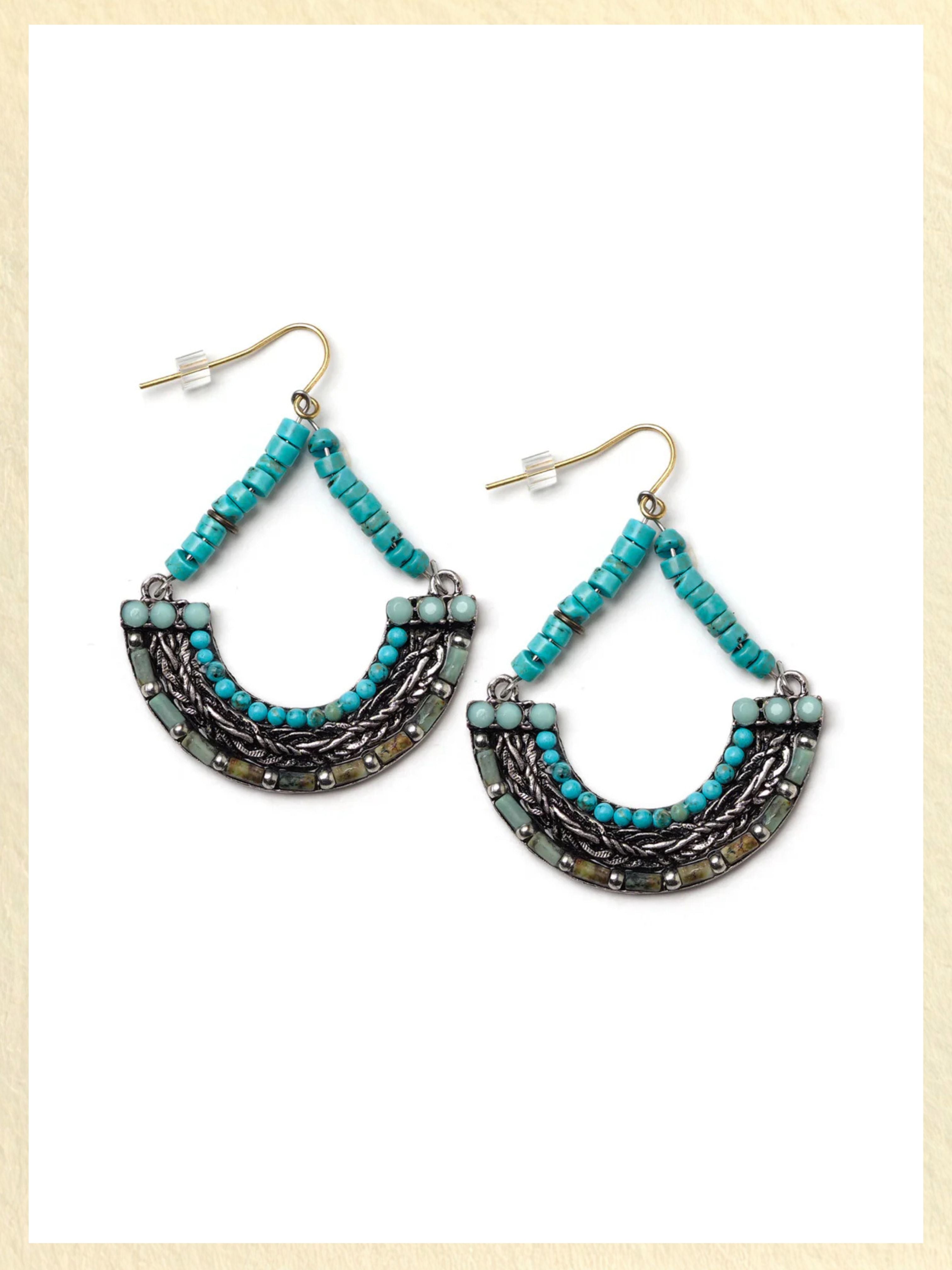 Turquoise Swing Earrings