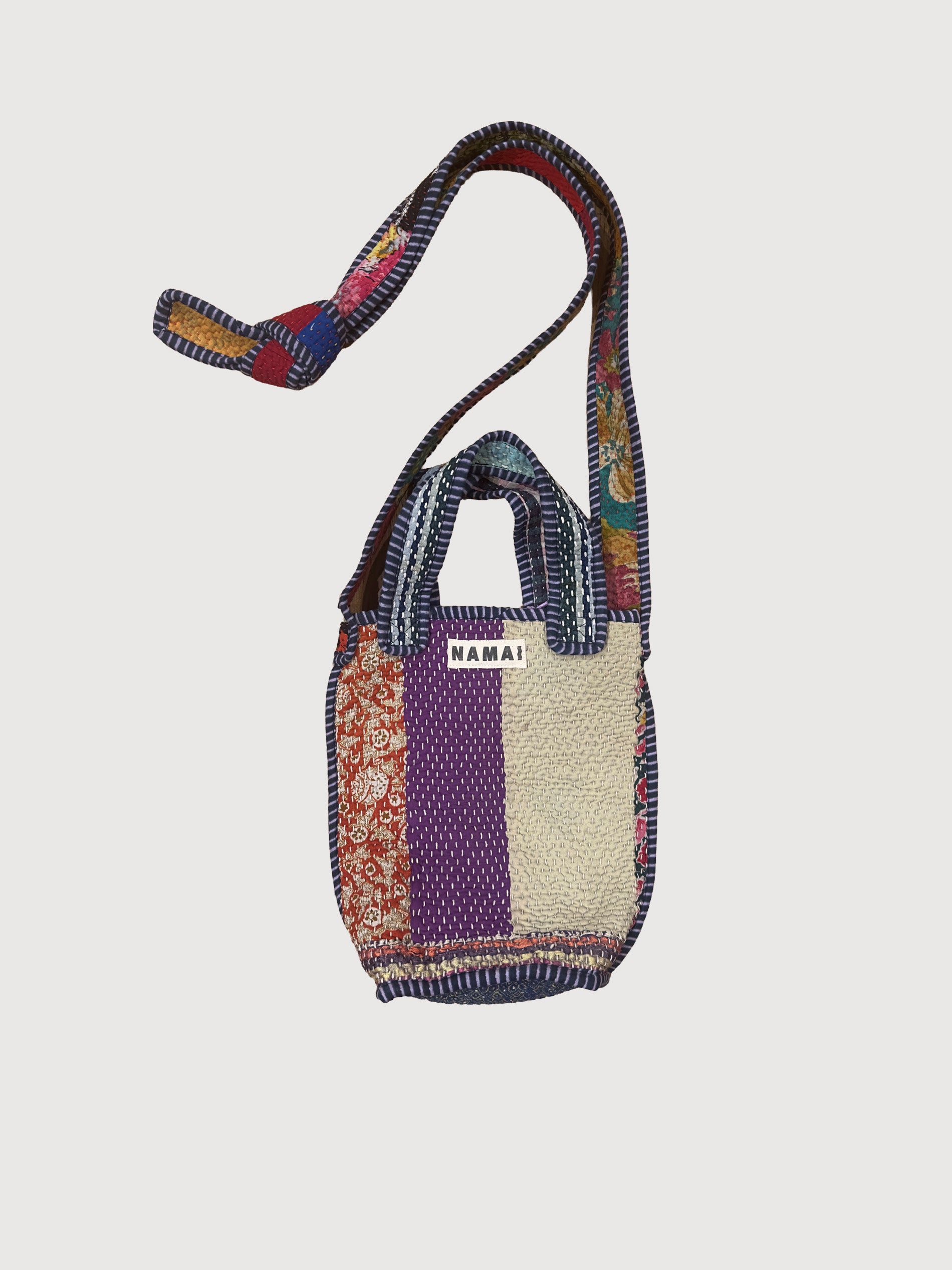 The Xoti Mini Zero-Waste Quilted Kantha Bag