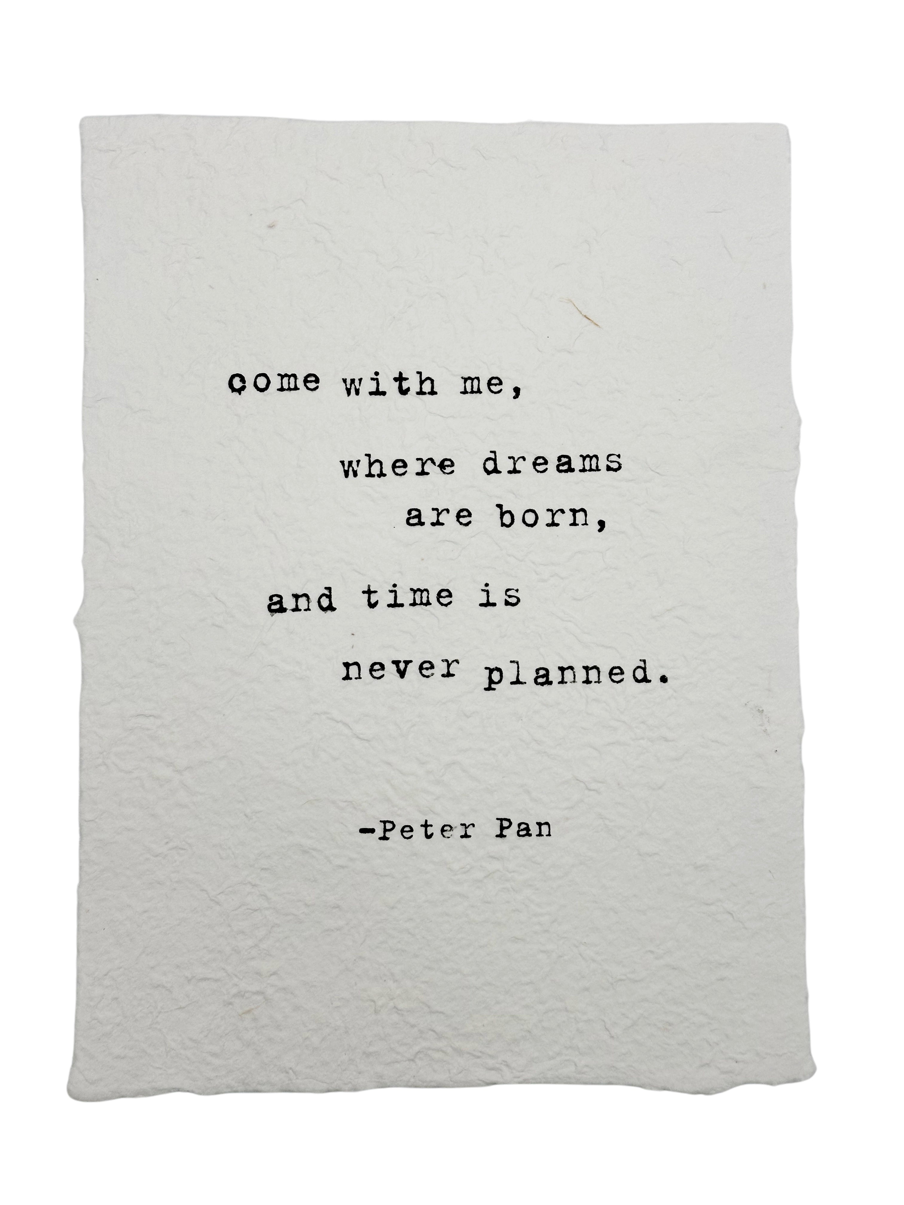 Peter Pan Paper Print