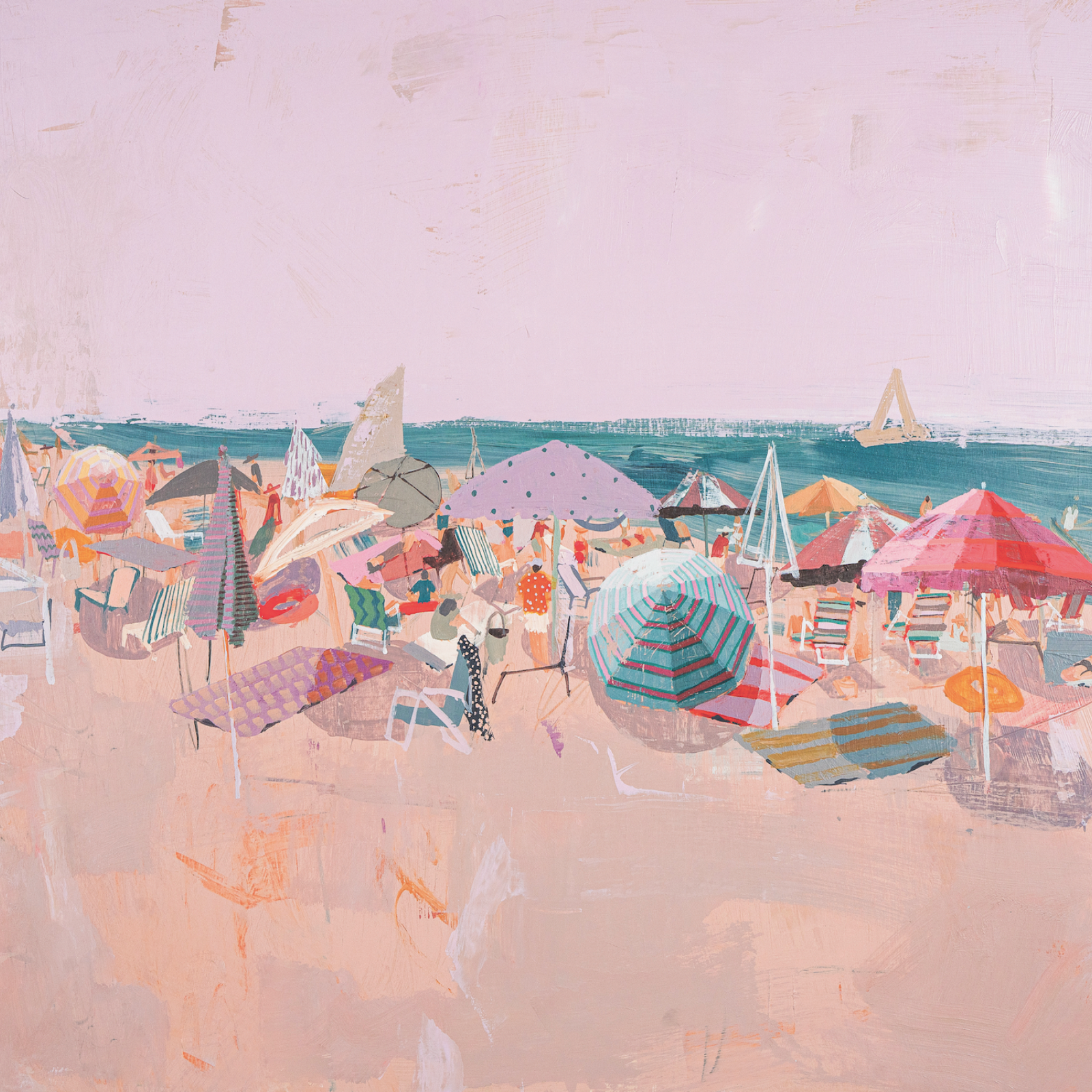 Plum Coast Print / 18" x 24"