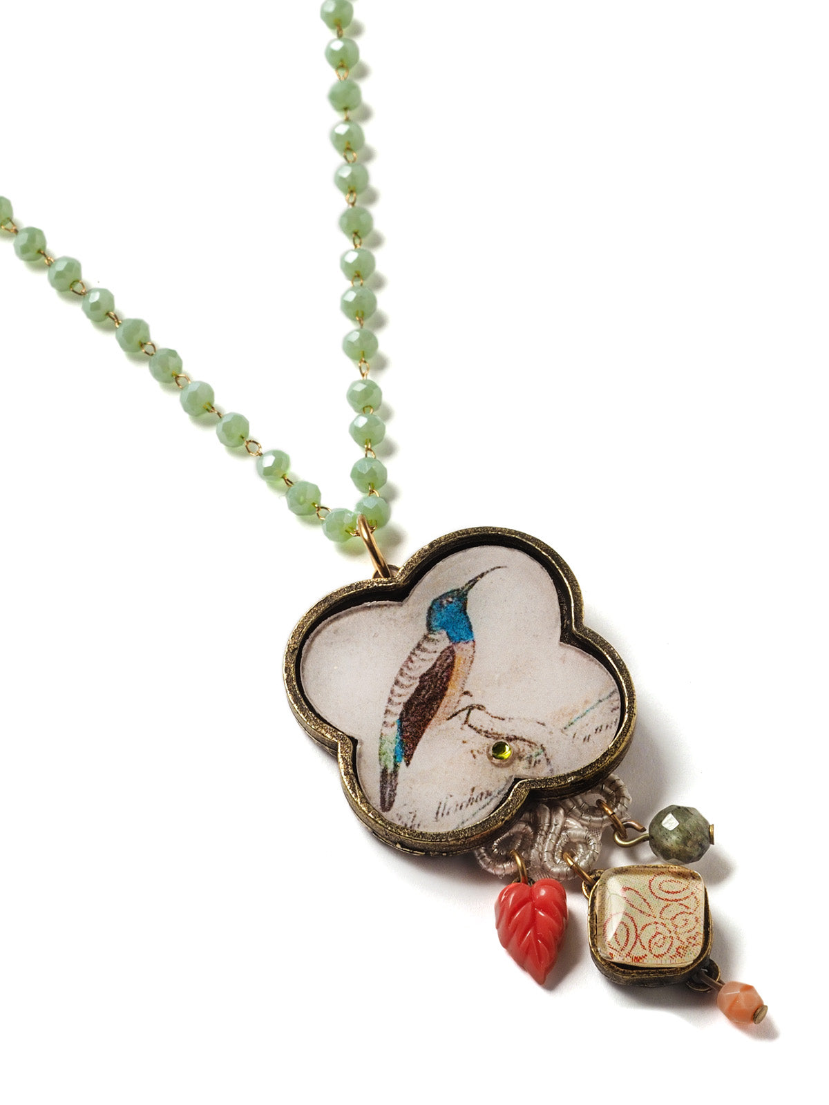 Vintage Love Bird Necklace